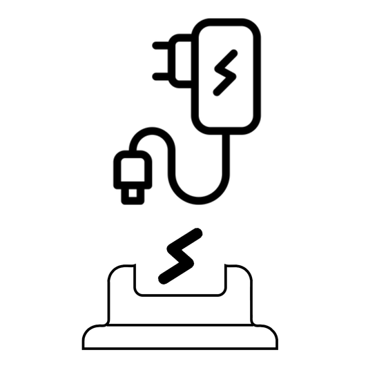 Olitech EasyFlip Charging Cradle, Cable and Wall Plug Eldertech